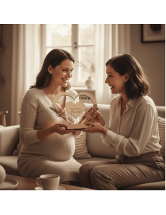 cadre bois personnalisé bapteme parrain marraine cadeau famille 2