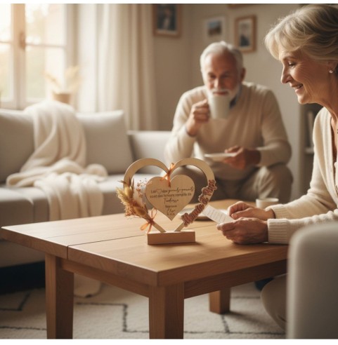 Cadre en Bois Personnalisé Parrain Marraine -...