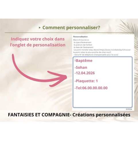 Cadeau Invité Fleuri Personnalisé : Alternative...