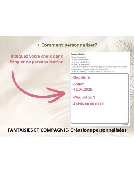 Cadeau Invité Fleuri Personnalisé : Alternative Dragées Baptême, Communion, Mariage