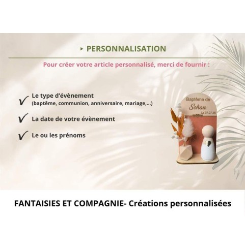 Cadeau Invité Fleuri Personnalisé : Alternative...