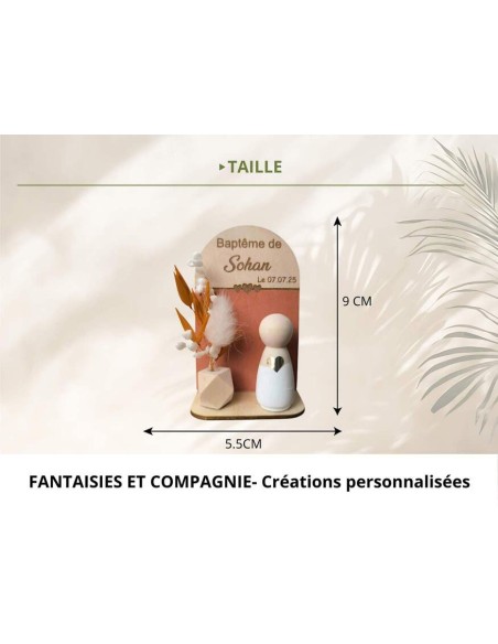 Cadeau Invité Fleuri Personnalisé : Alternative Dragées Baptême, Communion, Mariage