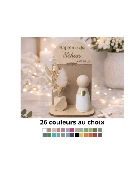 Cadeau Invité Fleuri Personnalisé : Alternative Dragées Baptême, Communion, Mariage