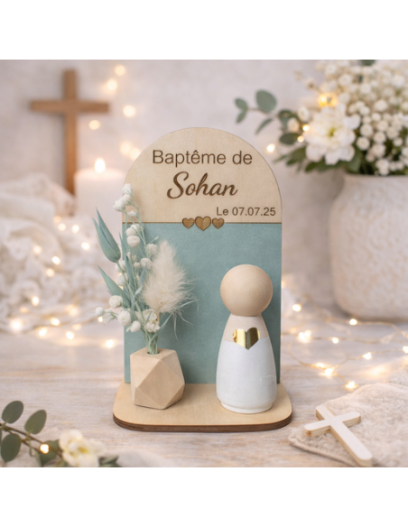 Cadeau Invité Fleuri Personnalisé : Alternative Dragées Baptême, Communion, Mariage