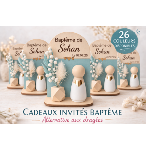 Cadeau Invité Fleuri Personnalisé : Alternative...