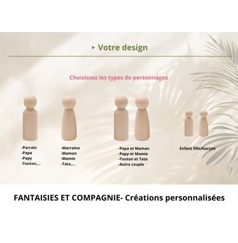 Cadeau Parrain Marraine Bois Personnalisé...