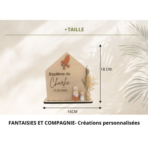 Cadeau Parrain Marraine Bois Personnalisé...