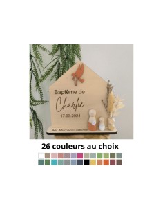 Cadeau Parrain Marraine Bois Personnalisé Baptême...