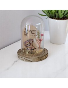 Cloche Verre Personnalisée thème jungle savane: Cadeau... 2