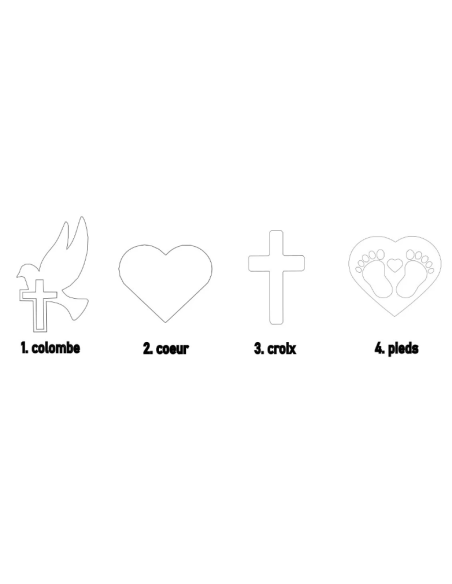 Cadeau Parrain Marraine Bois Personnalisé Baptême Communion - Souvenir Unique