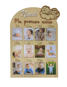 Cadre Photo Bébé 1ère Année Personnalisé - Naissance,... 2
