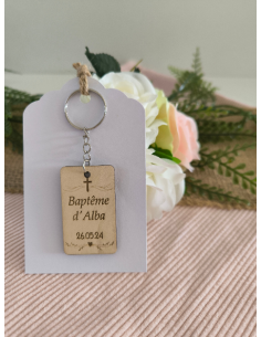 Porte Clés Bois Personnalisé Cadeau Invités Mariage... 2