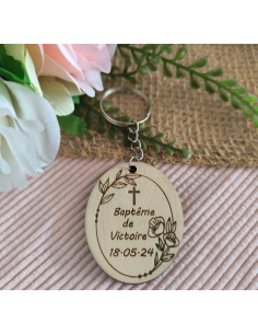 Porte Clés Bois Personnalisé Cadeau Invités Mariage...