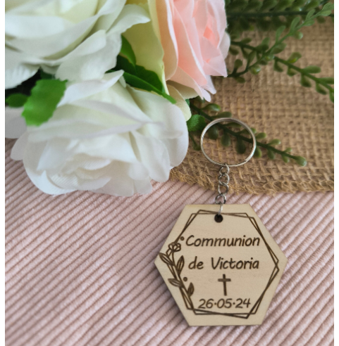 Porte Clés Bois Personnalisé Cadeau Invités...