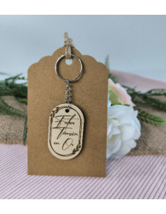 Porte Clés Bois Personnalisé Cadeau Invités Mariage... 2