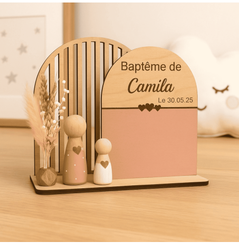 Cadre Personnalisé Événement Bébé/Enfant -...