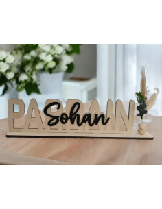 Cadeau Parrain Marraine Personnalisé en Bois