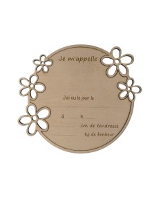 Plaque Bois Naissance Personnalisée | Cadeau Bébé... 2