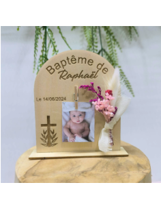 Sujet Bois Personnalisé Baptême Communion Anniversaire |... 2