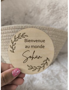 Carte bienvenue bébé naissance, Annonce personnalisée,...
