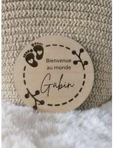 Carte bienvenue bébé naissance, Annonce personnalisée,... 2