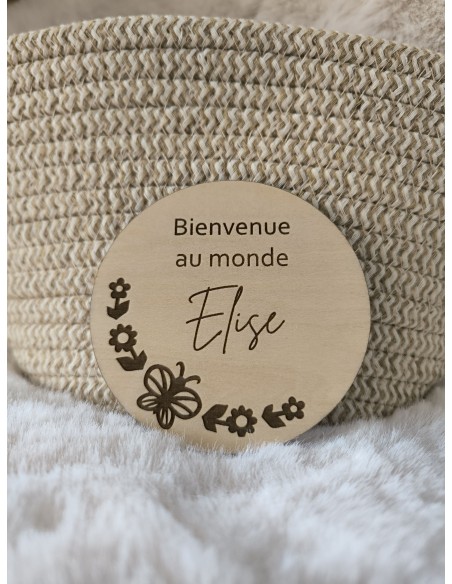 Carte bienvenue bébé naissance, Annonce personnalisée, Cadeau naissance personnalisé, Cadeau future maman, baby shower.