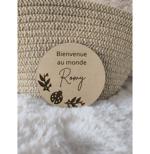 Carte bienvenue bébé naissance, Annonce...