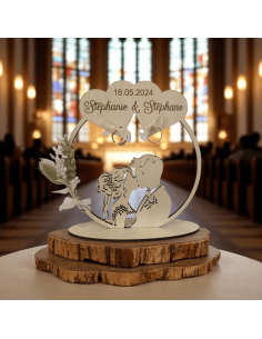 porte alliances mariage alternative au coussin d'alliances pour présentation des anneaux 2