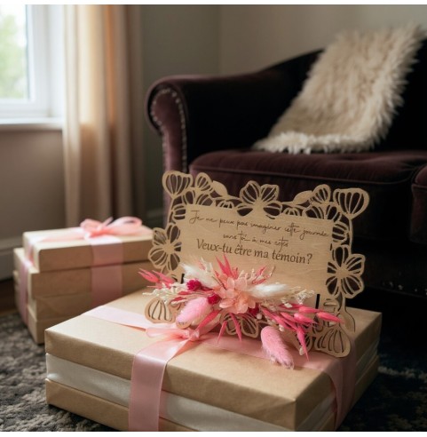 Demande Témoin Mariage Originale - Carte en...