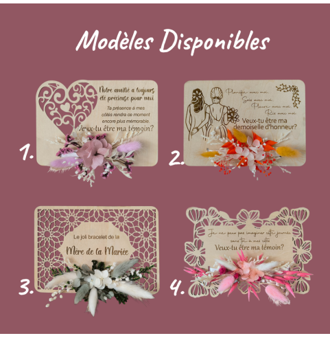 Demande Témoin Mariage Originale - Carte en...