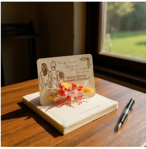 Demande Témoin Mariage Originale - Carte en...