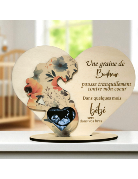 Cadre Annonce Grossesse Personnalisé Echographie