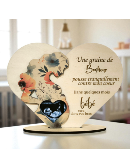 Cadre Annonce Grossesse Personnalisé Echographie