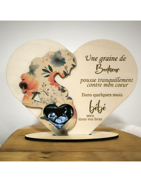 Cadre Annonce Grossesse Personnalisé Echographie