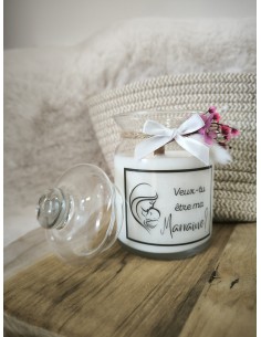 Bougie personnalisée thème grossesse, naissance, baptême,... 2
