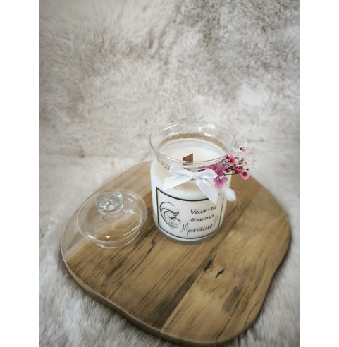 Bougie personnalisée thème grossesse,...