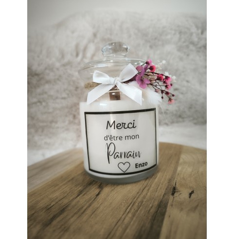 Bougie personnalisée thème grossesse,...