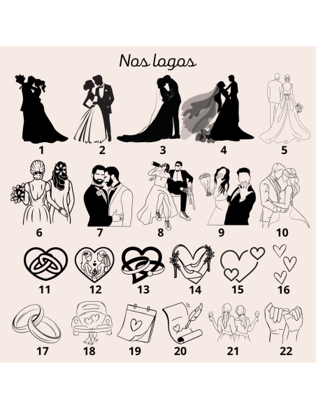 Bougie Personnalisée Mariage - Demande Témoin & Save the Date