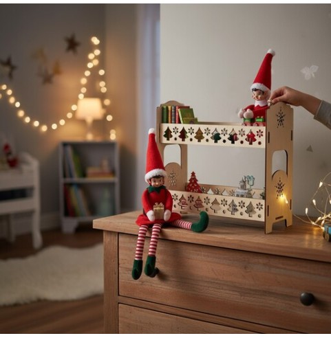 Lit Superposé Bois Personnalisé Lutins Farceurs...