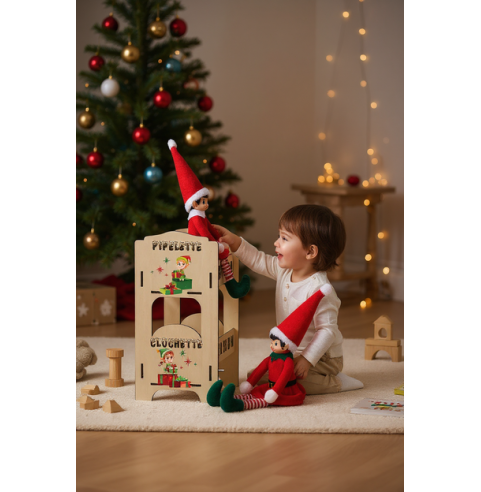 Lit Superposé Bois Personnalisé Lutins Farceurs...