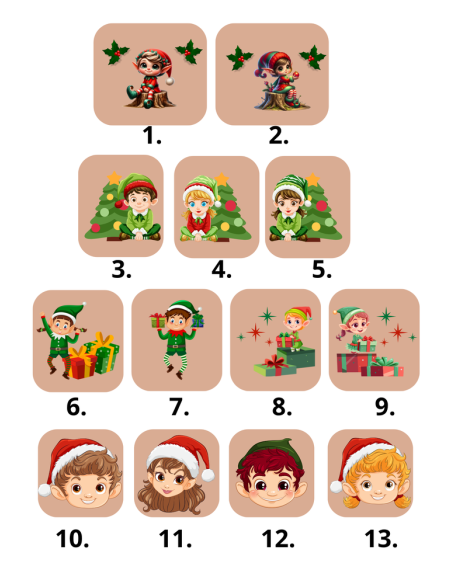 Lit Superposé Bois Personnalisé Lutins Farceurs Noël – Duo