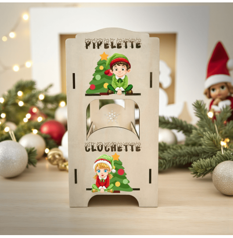 Lit Superposé Bois Personnalisé Lutins Farceurs...