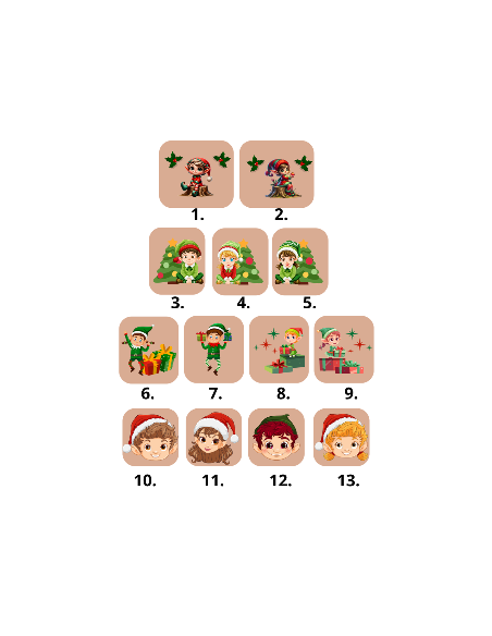 Lit Superposé Bois Personnalisé Lutins Farceurs Noël – Duo