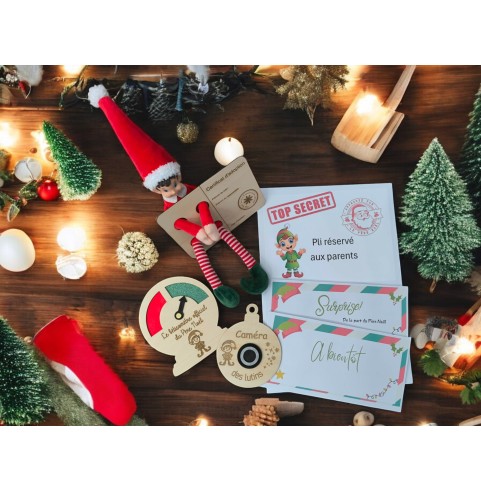 Kit Lutin Farceur de Noël Personnalisé – Magie...