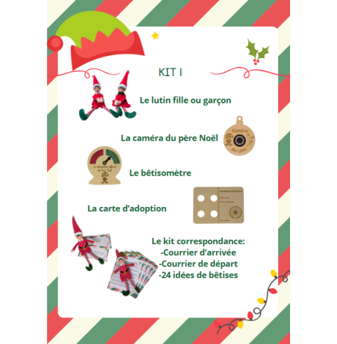Kit Lutin Farceur de Noël Personnalisé – Magie...