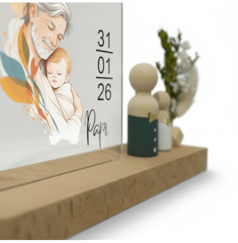 Cadeau de Baptême Personnalisé Parrain Marraine...