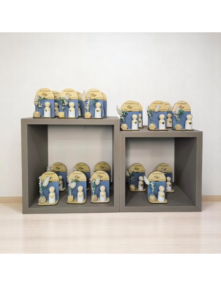 Cadeau Invité Fleuri Personnalisé : Alternative Dragées Baptême, Communion, Mariage