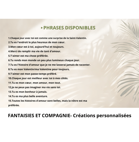 Cœur personnalisé en acrylique avec photo,...