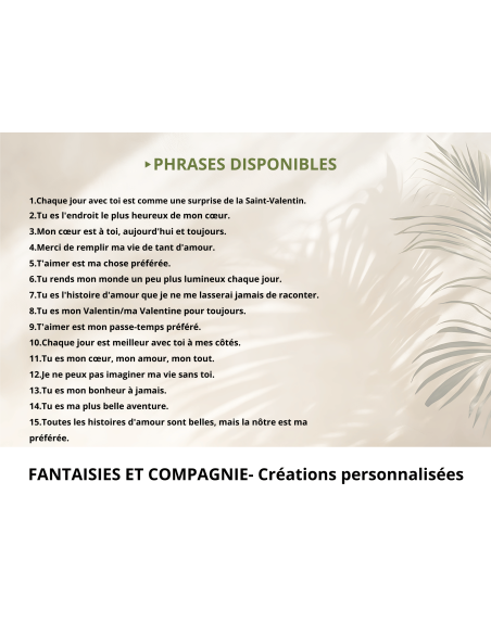 Cœur personnalisé en acrylique avec photo, prénoms et date