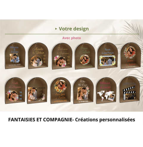 URNE MARIAGE ALCÔVE PERSONNALISÉE